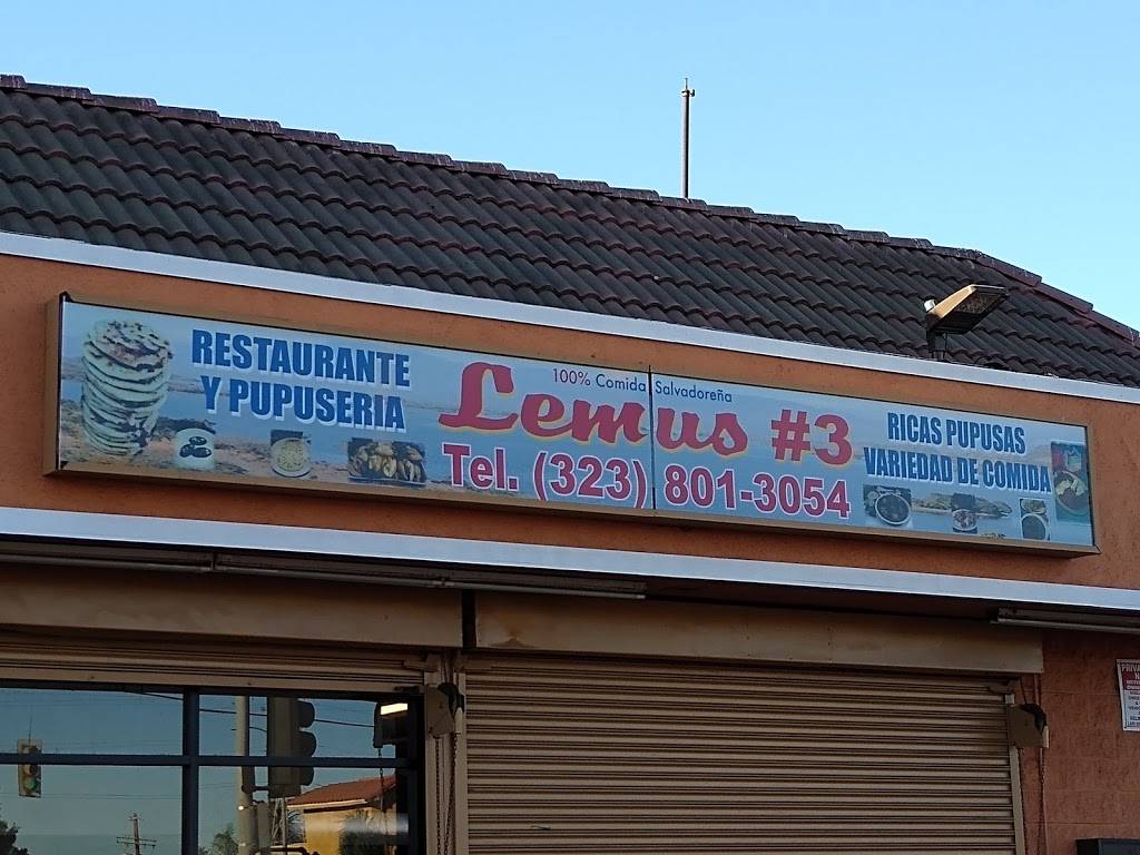PUPUSERIA LEMUS | restaurant | 100 E W Century Blvd, Los Angeles, CA 90003, USA | 3238013054 OR +1 323-801-3054