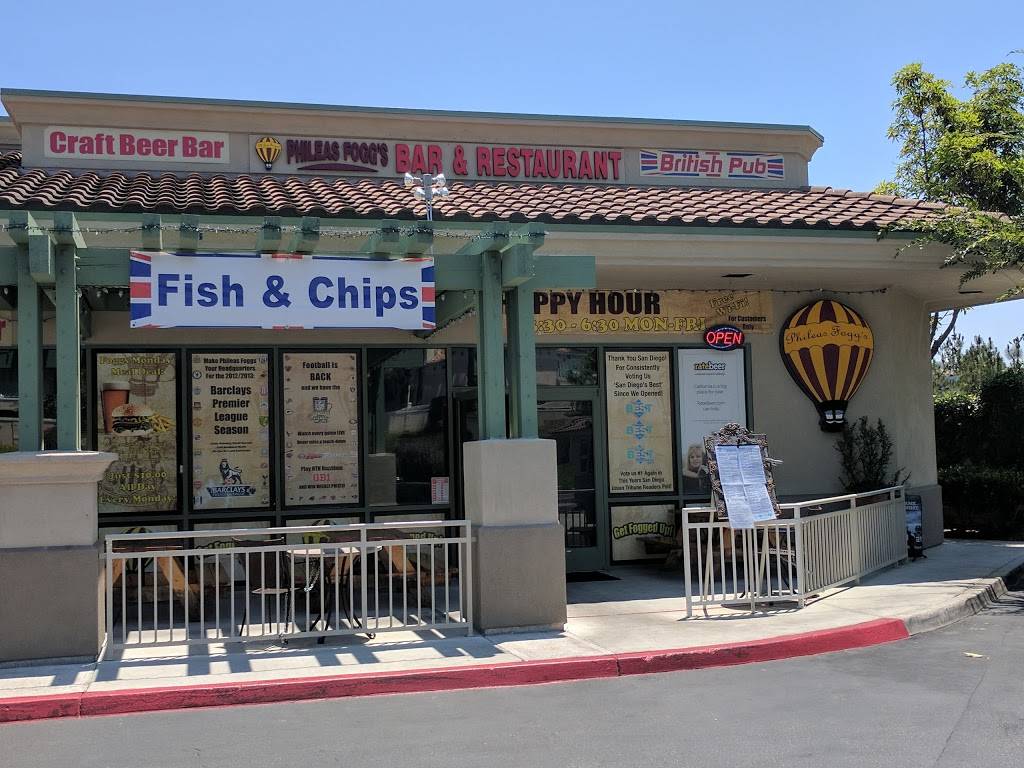 Phileas Foggs | restaurant | 11385 Poway Rd #100, San Diego, CA 92128, USA | 8584864442 OR +1 858-486-4442