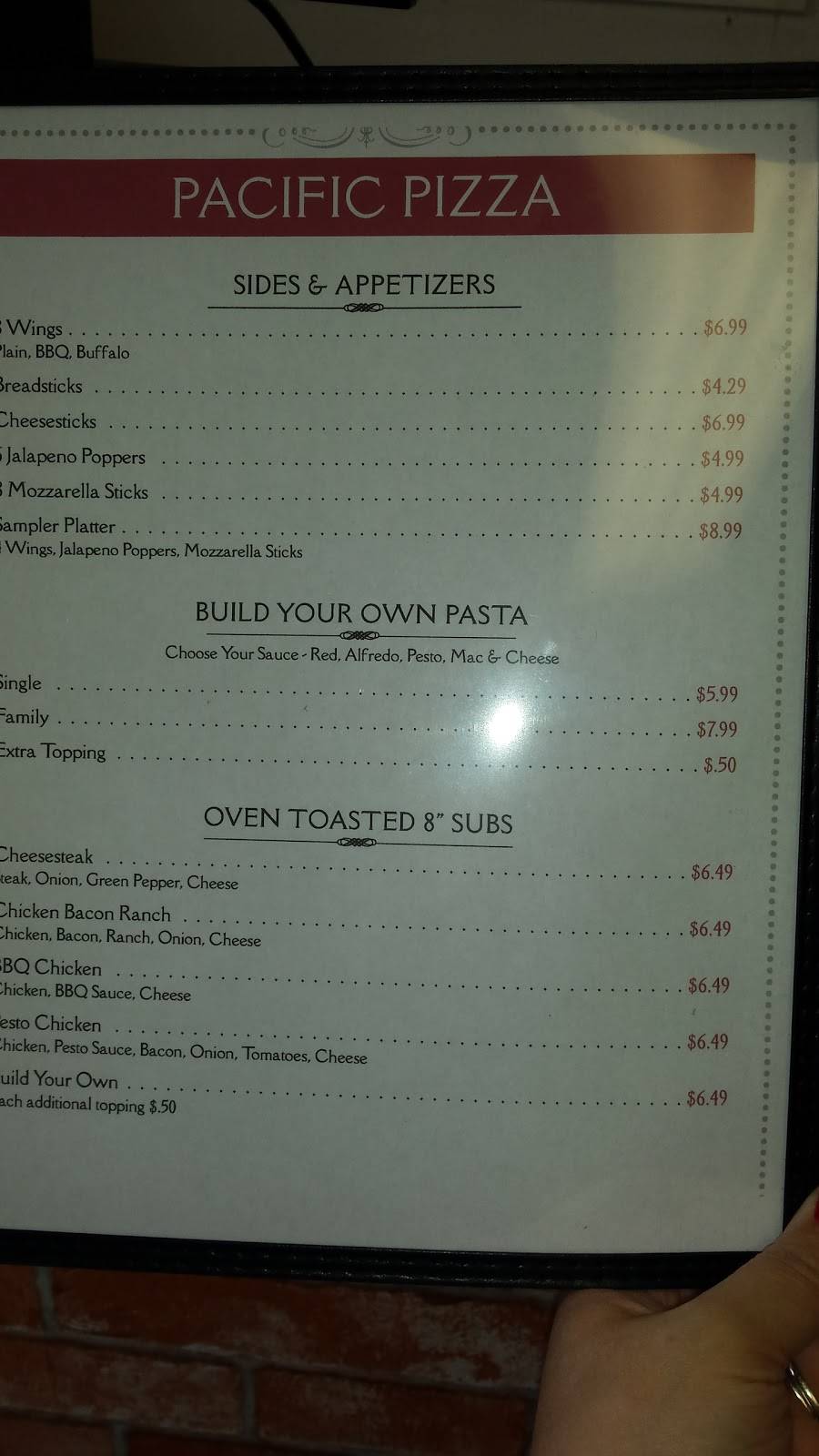 Pacific Pizza Co | restaurant | 9131 Veterans Dr SW, Tacoma, WA 98498, USA | 2535891111 OR +1 253-589-1111