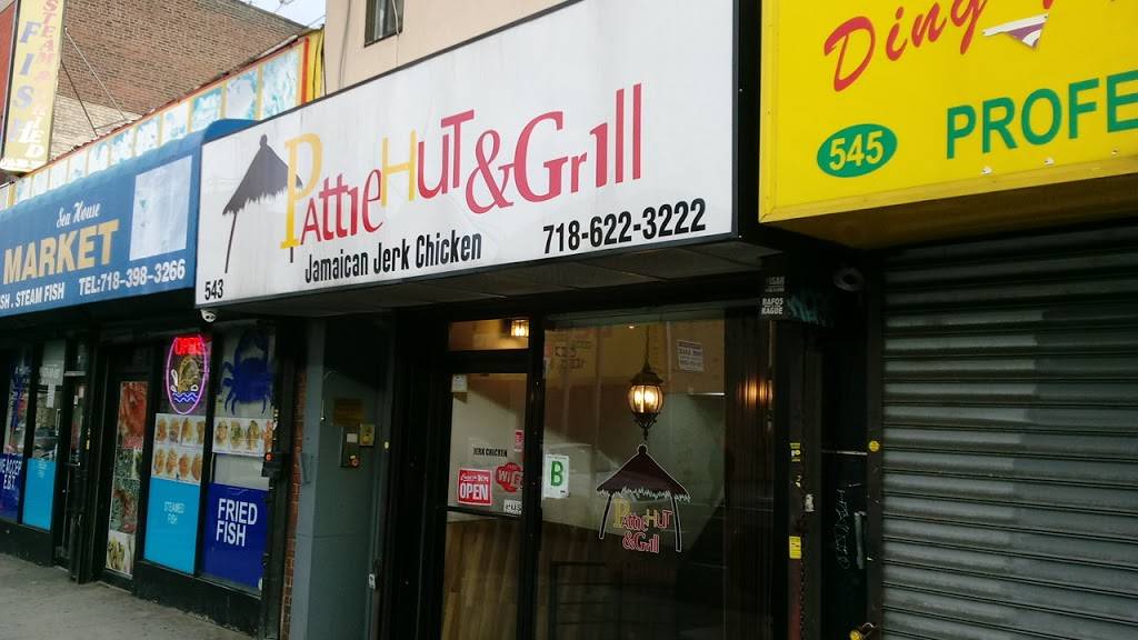Pattie Hut & Grill | restaurant | 543 Nostrand Ave, Brooklyn, NY 11216, USA | 7186223222 OR +1 718-622-3222