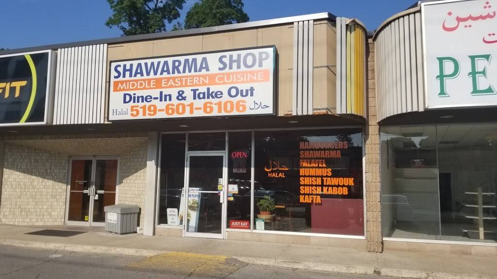 Shawarma Shop | restaurant | 100 Wharncliffe Rd S Unit 2, London, ON N6J 2K3, Canada | 5196016106 OR +1 519-601-6106