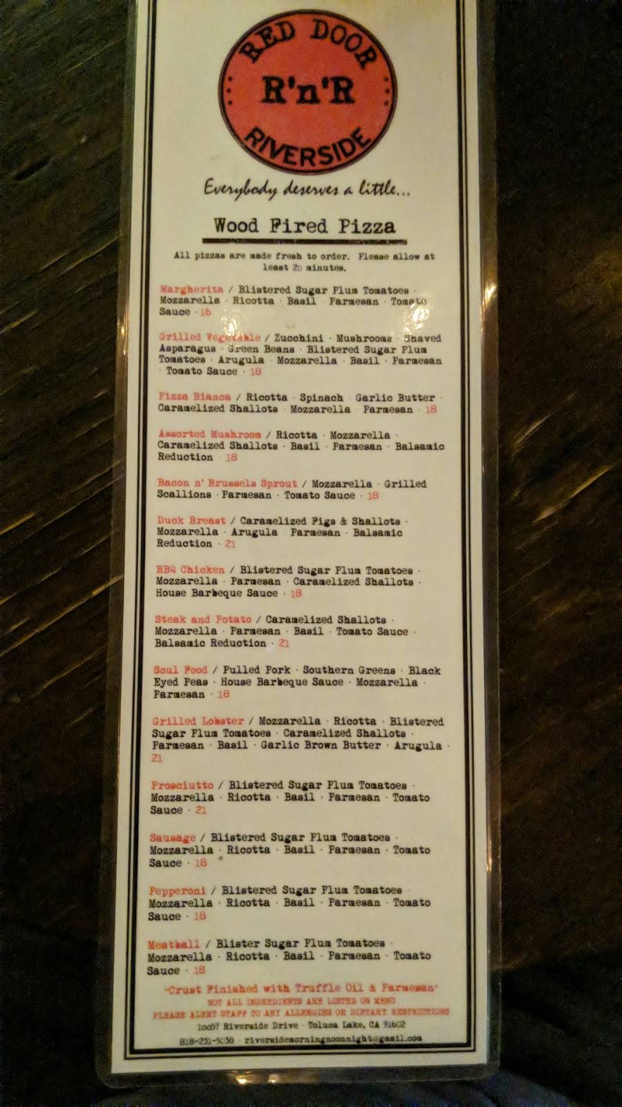 Riverside | restaurant | 10057 W Riverside Dr, Toluca Lake, CA 91602, USA | 8182773884 OR +1 818-277-3884