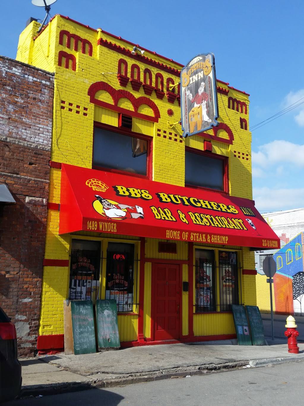 BBs Butchers Inn | restaurant | 1489 Winder St, Detroit, MI 48207, USA | 3138180200 OR +1 313-818-0200