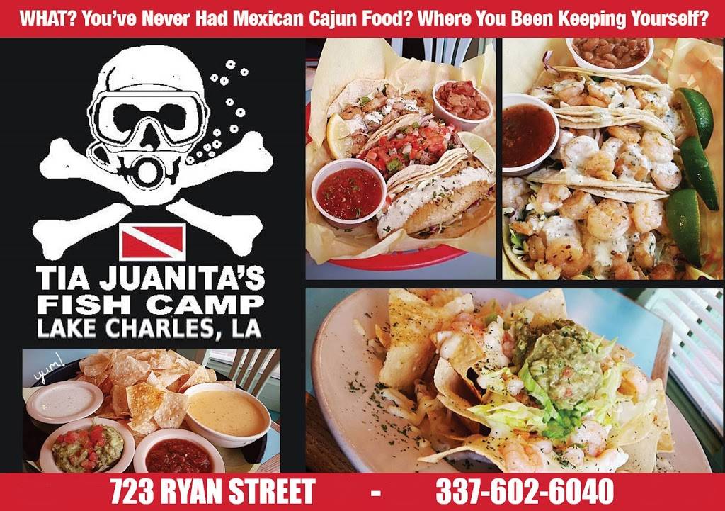 Tia Juanitas Fish Camp | restaurant | 723 Ryan St, Lake Charles, LA 70601, USA | 3376026140 OR +1 337-602-6140