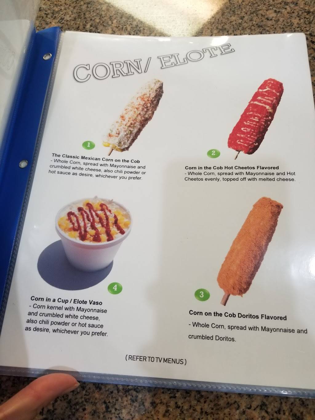 Elote Spot | restaurant | 110 E Edgebrook Dr, Houston, TX 77034, USA | 8325826097 OR +1 832-582-6097