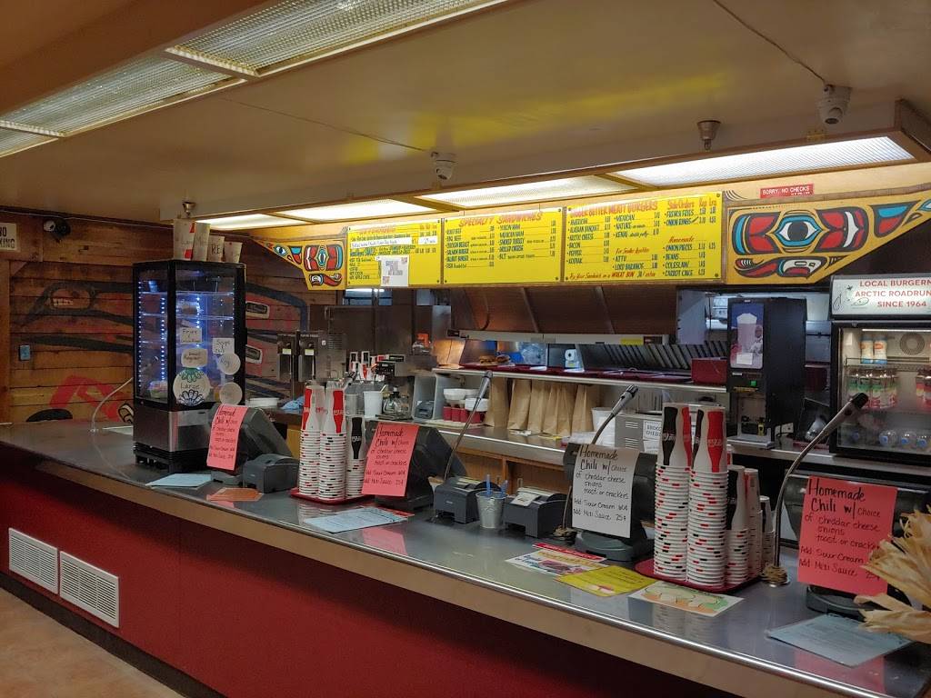 Arctic Roadrunner | restaurant | 5300 Old Seward Hwy, Anchorage, AK 99518, USA | 9075611245 OR +1 907-561-1245