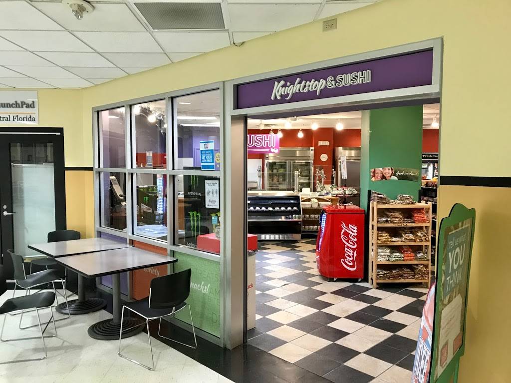 Knightstop & Sushi | restaurant | 12715 Pegasus Dr, Orlando, FL 32816, USA | 4078230626 OR +1 407-823-0626
