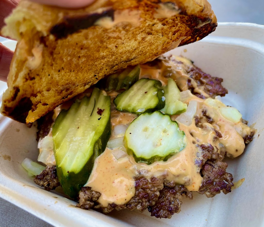 Stay Tuned Burgers | restaurant | 1020 E Fremont St Ste 120, Las Vegas, NV 89101, USA | 7029818689 OR +1 702-981-8689