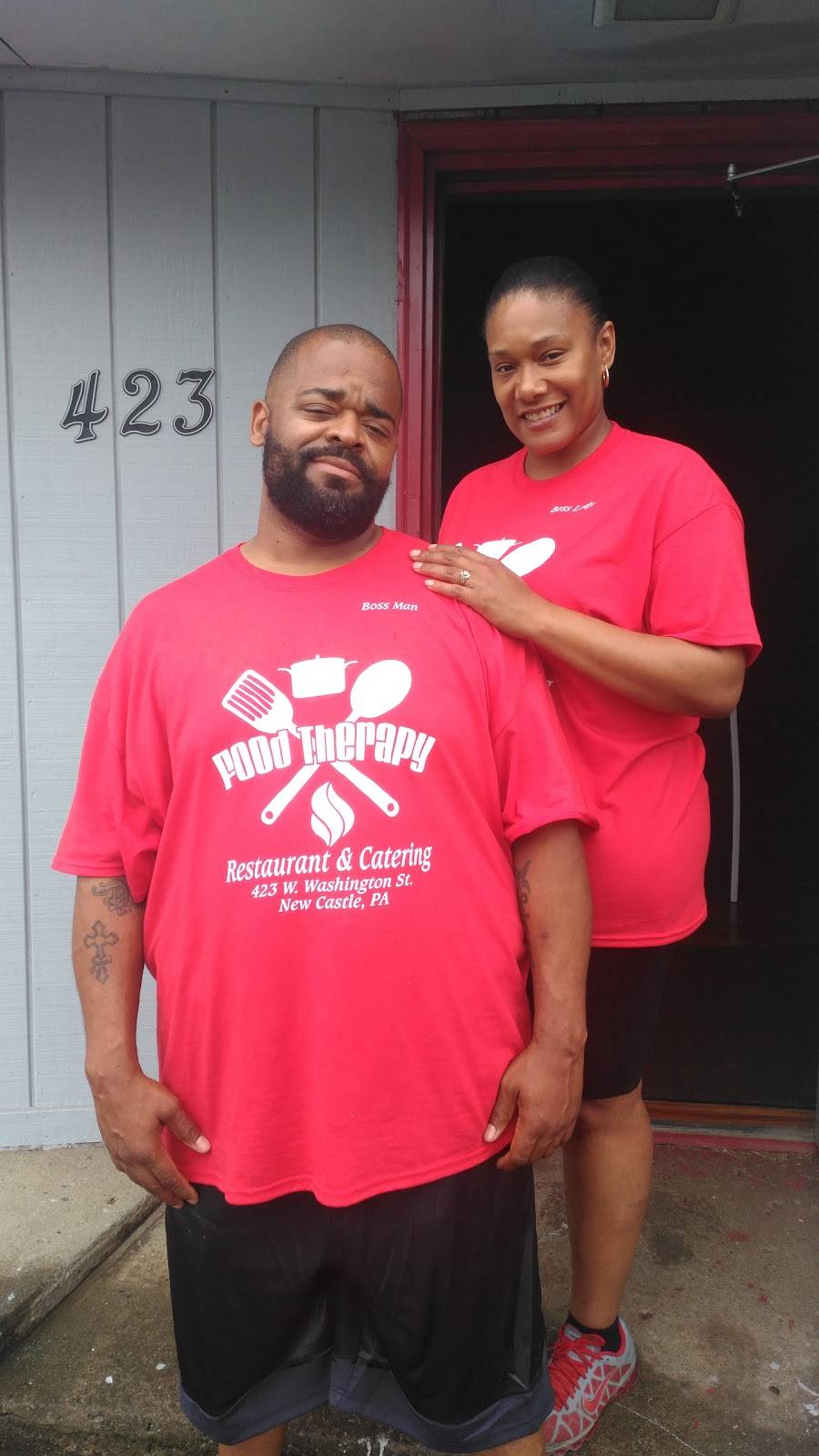 Food Therapy Restaurant And Catering | restaurant | 423 W Washington St, New Castle, PA 16101, USA | 7247615202 OR +1 724-761-5202