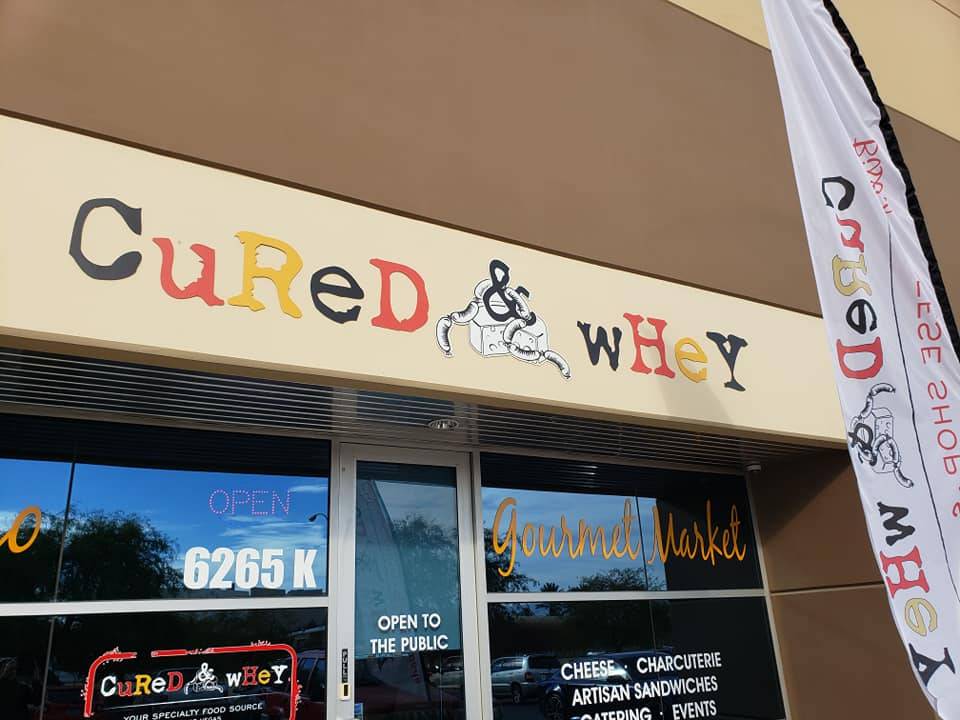 Cured & Whey | restaurant | 6265 S Valley View Blvd Suite K, Las Vegas, NV 89118, USA | 7024293617 OR +1 702-429-3617