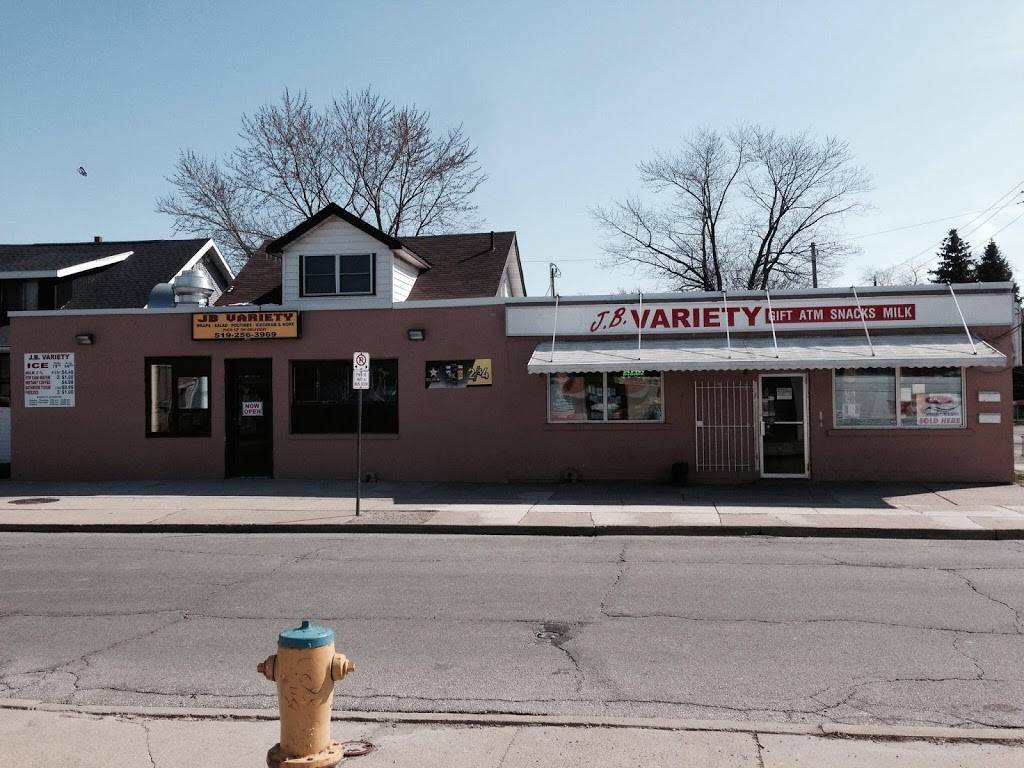 J.B. Variety | meal takeaway | 1090 Felix Ave, Windsor, ON N9C 3L5, Canada | 5192563969 OR +1 519-256-3969