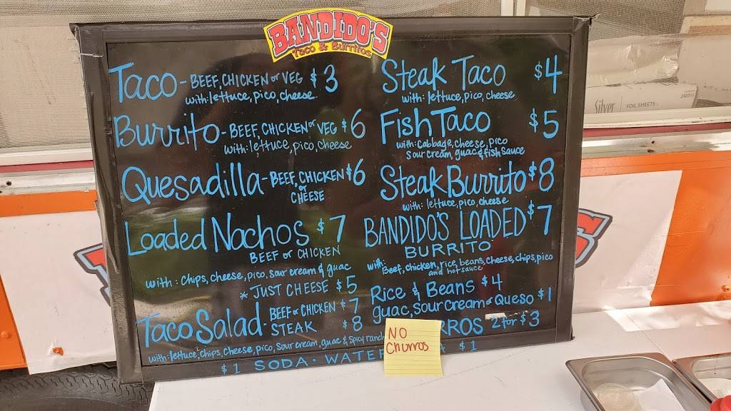 Bandido’s Tacos & Burritos | restaurant | 661 Sandbridge Rd, Virginia Beach, VA 23456, USA | 7572886411 OR +1 757-288-6411