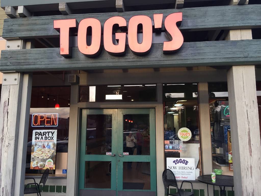 TOGOS SANDWICHES | meal takeaway | 266 Mt Hermon Rd, Scotts Valley, CA 95060, USA | 8314380742 OR +1 831-438-0742