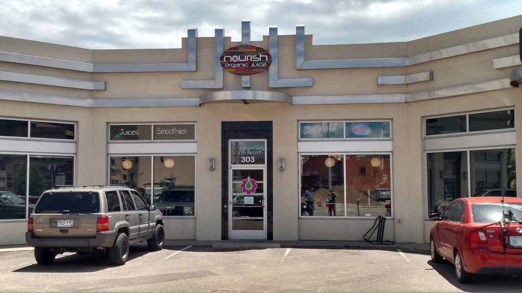 Nourish Organic Juice | restaurant | 303 E Pikes Peak Ave, Colorado Springs, CO 80903, USA | 7196345686 OR +1 719-634-5686