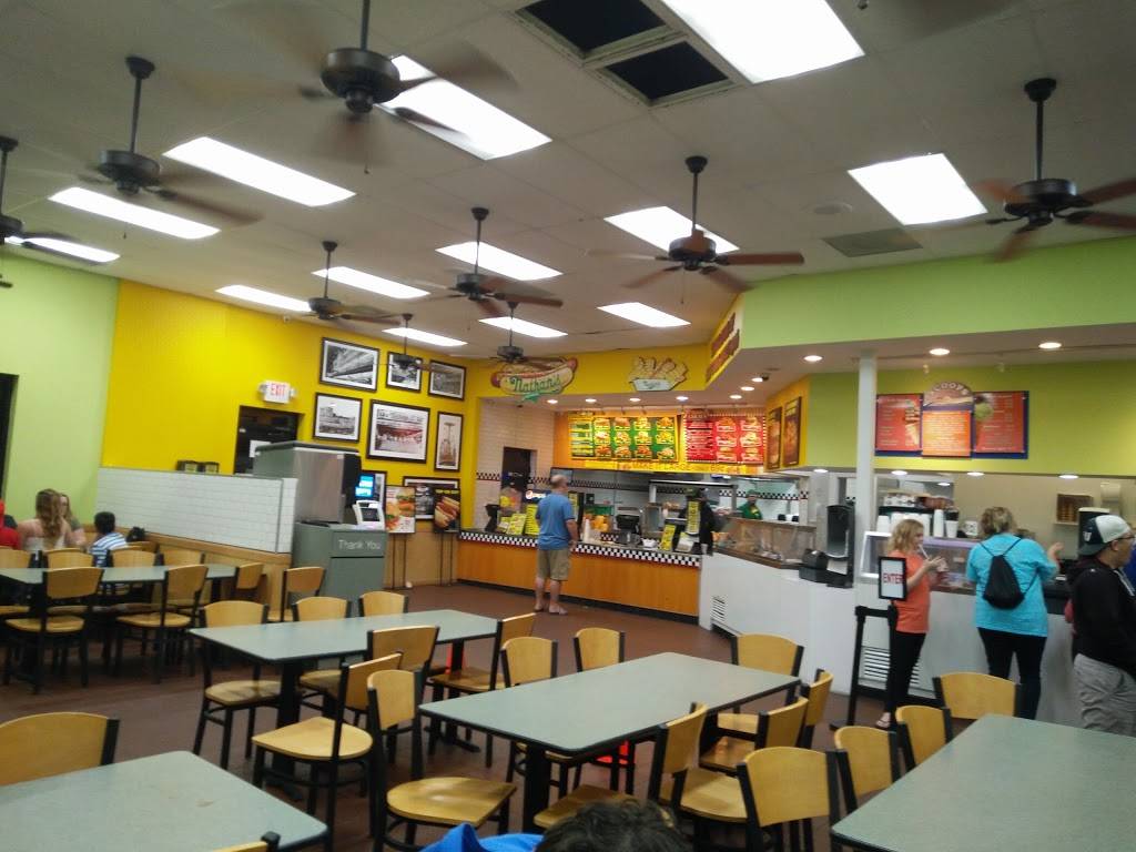 Nathans Famous Hot Dogs | restaurant | 1401 S Kings Hwy, Myrtle Beach, SC 29577, USA | 8437122496 OR +1 843-712-2496