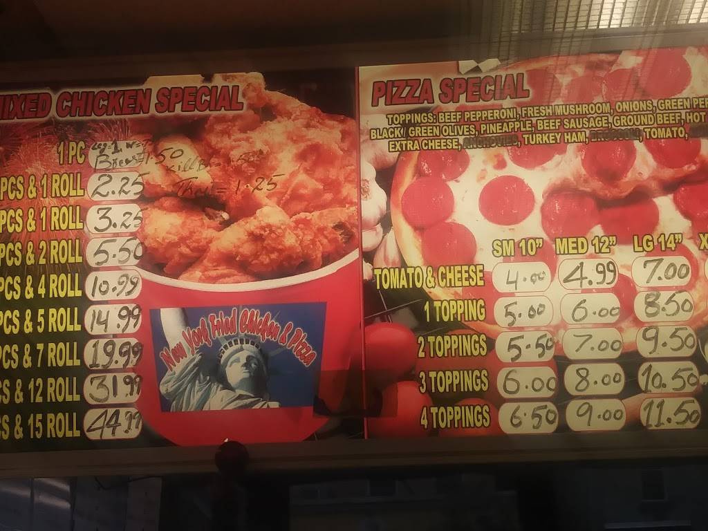 New York Fried Chicken & Pizza | restaurant | 514 Clinton Ave, Newark, NJ 07108, USA | 9738245158 OR +1 973-824-5158