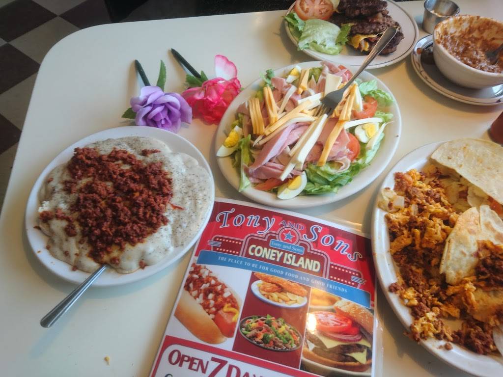 Tony and Sons Coney Island | restaurant | 5401 S Telegraph Rd, Dearborn Heights, MI 48125, USA | 3132993330 OR +1 313-299-3330