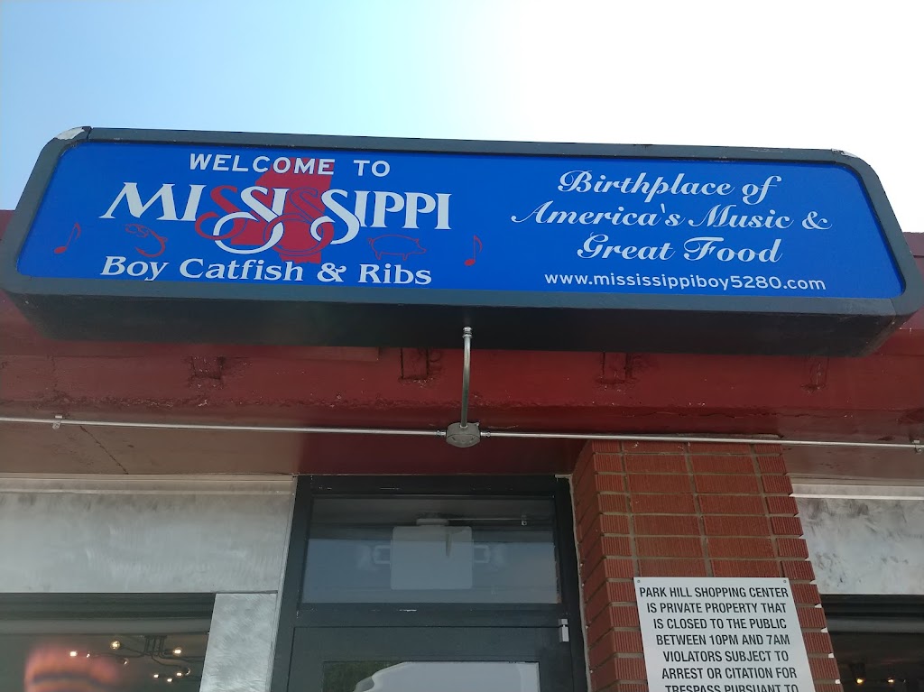 Mississippi Boy Catfish & Ribs | meal delivery | 5544 E 33rd Ave, Denver, CO 80207, USA | 6018809828 OR +1 601-880-9828