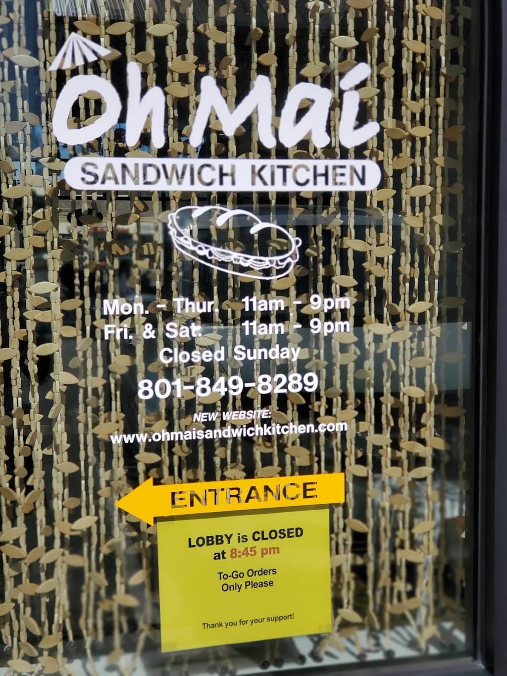 Ôh Maí Sandwich Kitchen Taylorsville | restaurant | 2969 W 4700 S, Taylorsville, UT 84129, USA | 8018498289 OR +1 801-849-8289