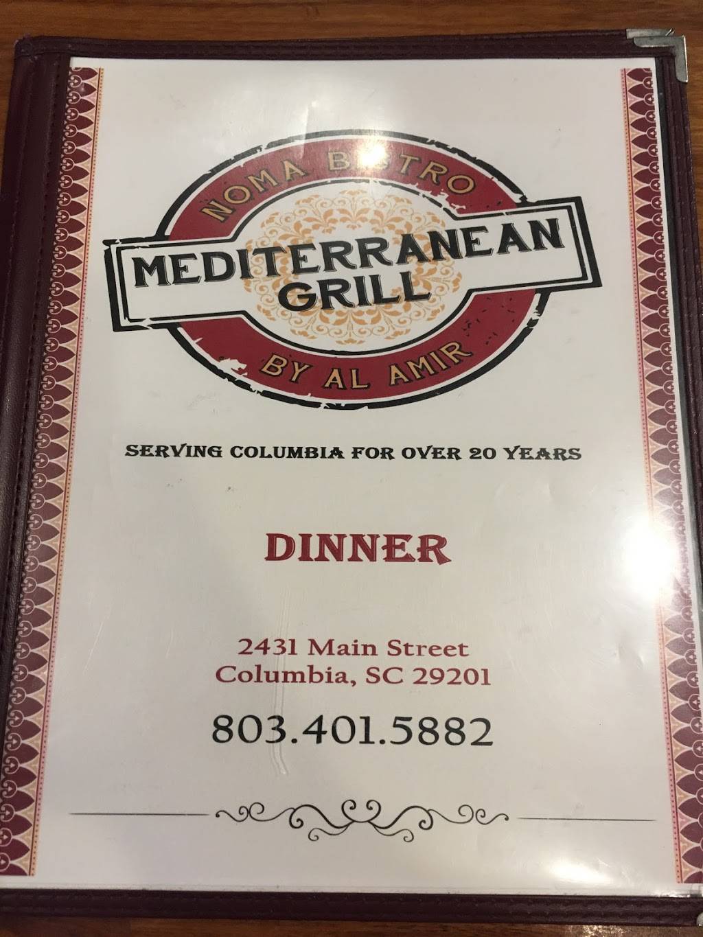 Noma Bistro | restaurant | 2431 Main St, Columbia, SC 29203, USA | 8034015882 OR +1 803-401-5882