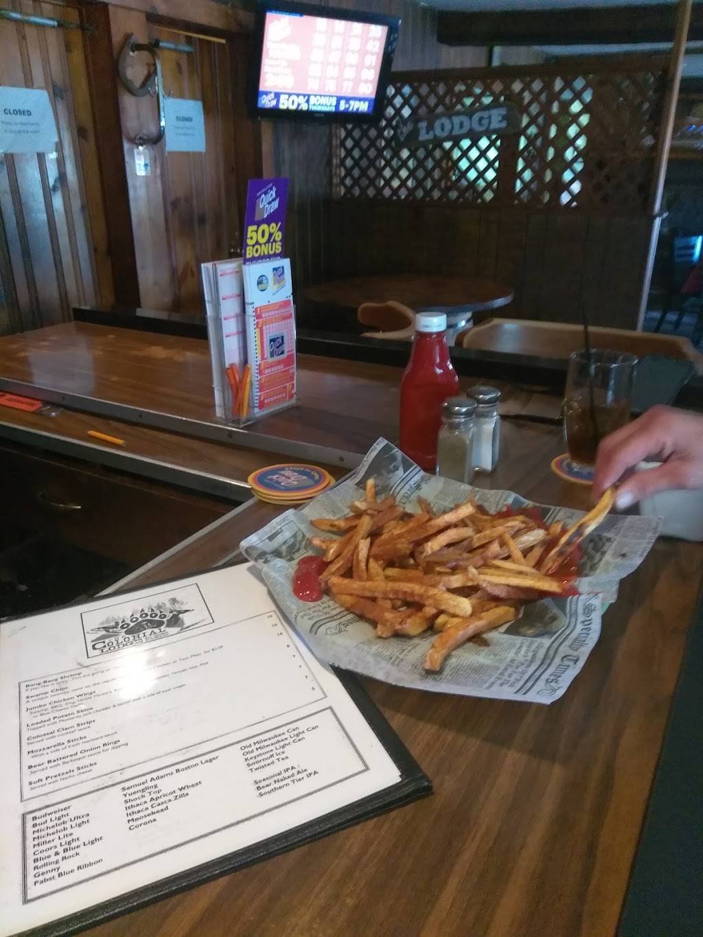 Colonial Lodge | restaurant | 2630 NY-41A, Moravia, NY 13118, USA | 3154969401 OR +1 315-496-9401