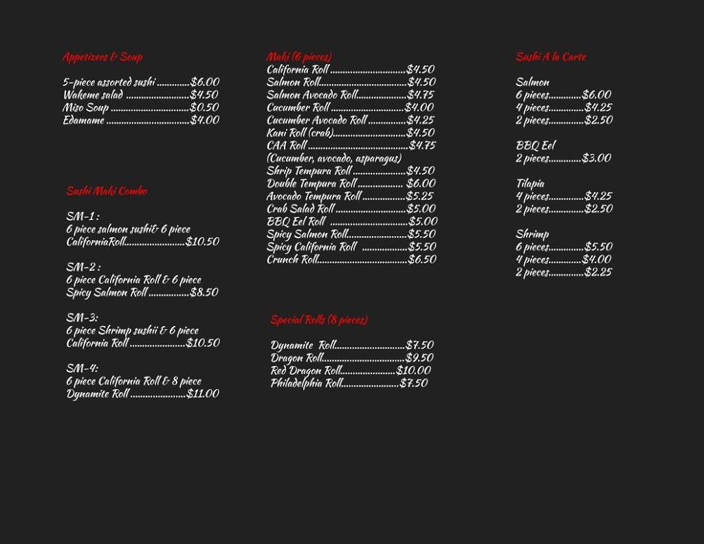 Dragon Express Sushi Bar | restaurant | 17 McPherson Dr, Napanee, ON K7R 3L1, Canada | 6137770056 OR +1 613-777-0056