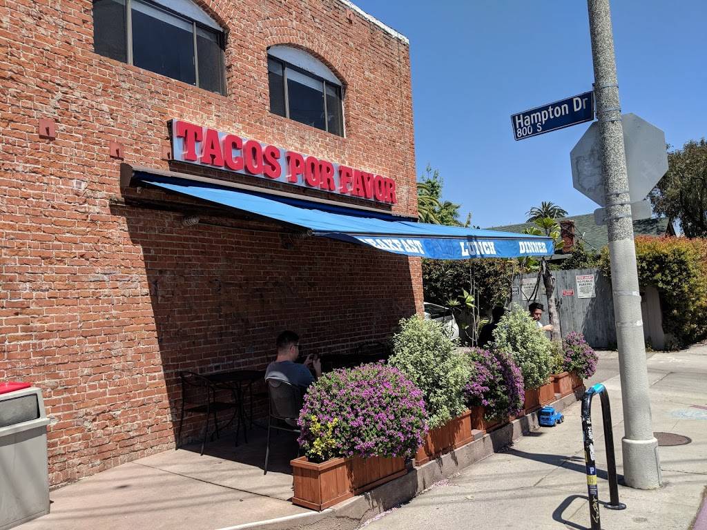 Tacos Por Favor | restaurant | 826 Hampton Dr, Venice, CA 90291, USA | 3103926700 OR +1 310-392-6700