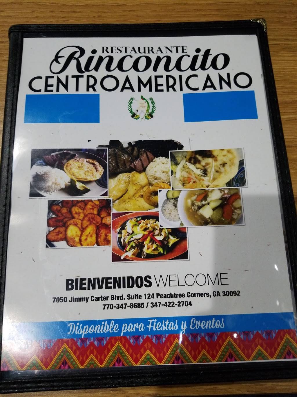 Restaurante Rinconcito Centroamericano | restaurant | 7050 Jimmy Carter Blvd #211, Norcross, GA 30092, USA | 7703478685 OR +1 770-347-8685