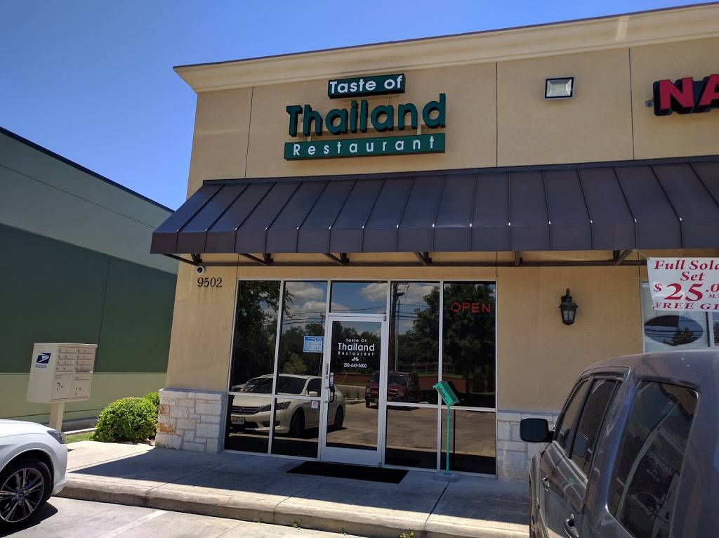 Taste Of Thailand Restaurant | restaurant | 9502 Potranco Rd #101, San Antonio, TX 78251, USA | 2106477400 OR +1 210-647-7400