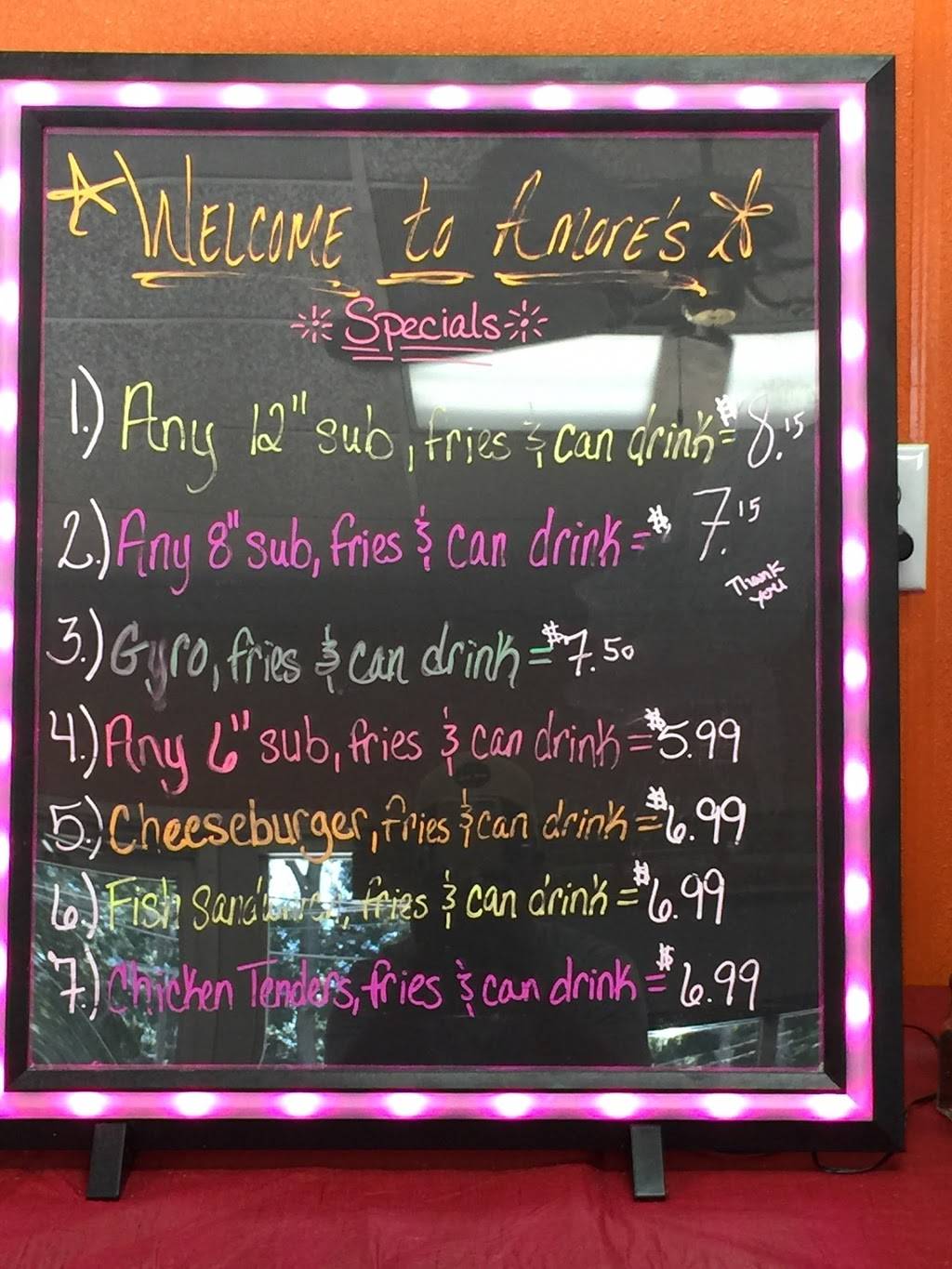 Amore’s pizza pasta and subs | restaurant | 5416 b W Market St, Greensboro, NC 27409, USA | 3363151992 OR +1 336-315-1992