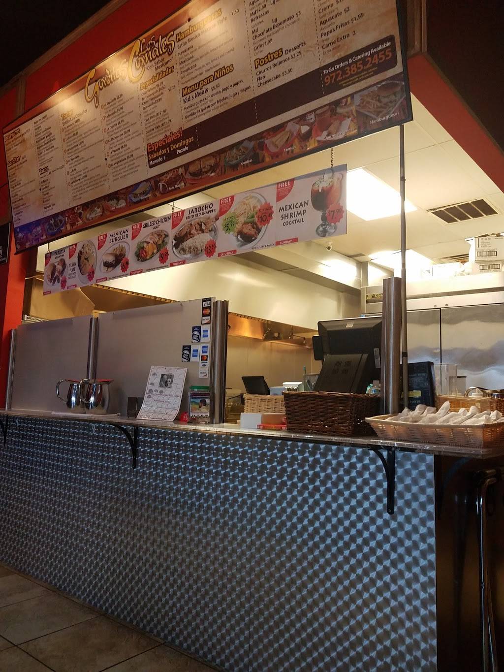 Gorditas Los Comales | restaurant | 13247 Montfort Dr, Dallas, TX 75240, USA | 9723852455 OR +1 972-385-2455