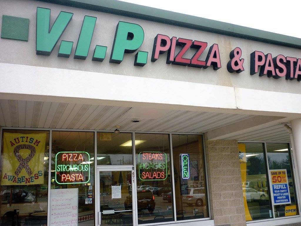 VIP Pizza & Pasta | restaurant | 471 E Uwchlan Ave, Chester Springs, PA 19425, USA | 6105946666 OR +1 610-594-6666