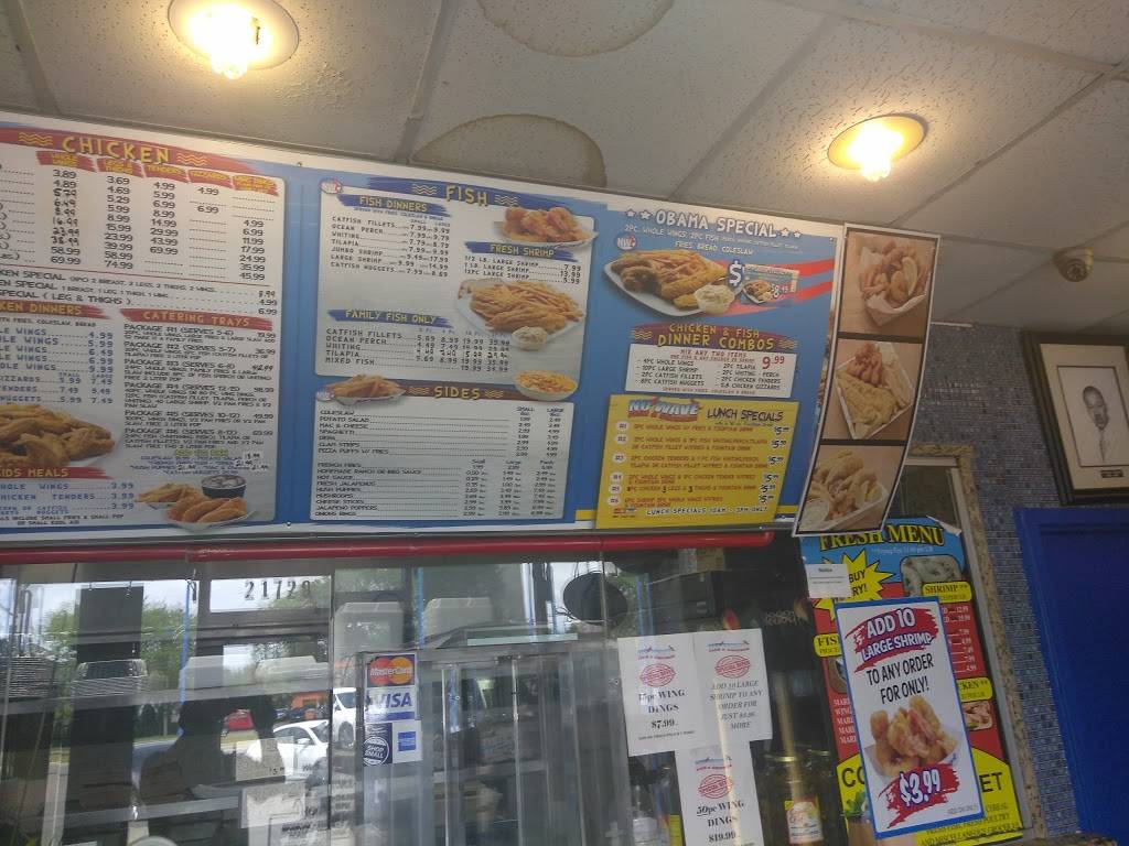 Nu Wave Fish & Chicken | restaurant | 21729 M-102, Detroit, MI 48219, USA | 3132558840 OR +1 313-255-8840
