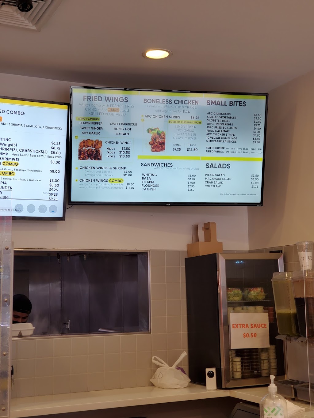 Pitkins Fish & Chicken | restaurant | 288 Utica Ave, Brooklyn, NY 11213, USA | 7187740304 OR +1 718-774-0304