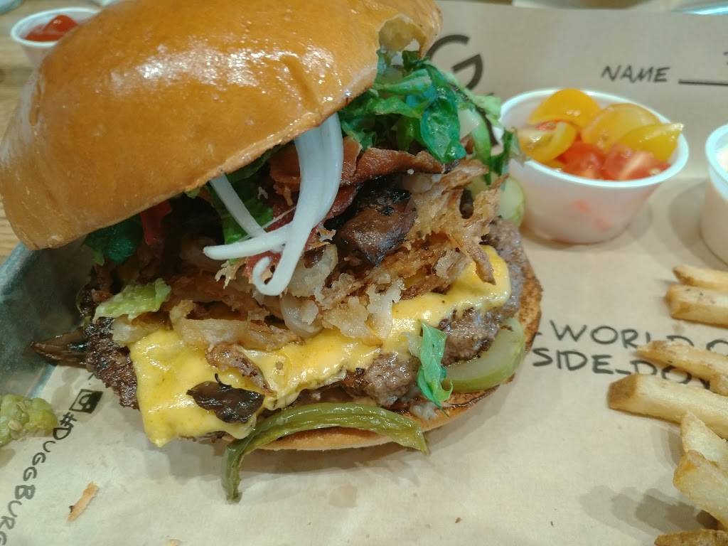 Dugg Burger | restaurant | 9540 Garland Rd #407, Dallas, TX 75218, USA | 2145846261 OR +1 214-584-6261