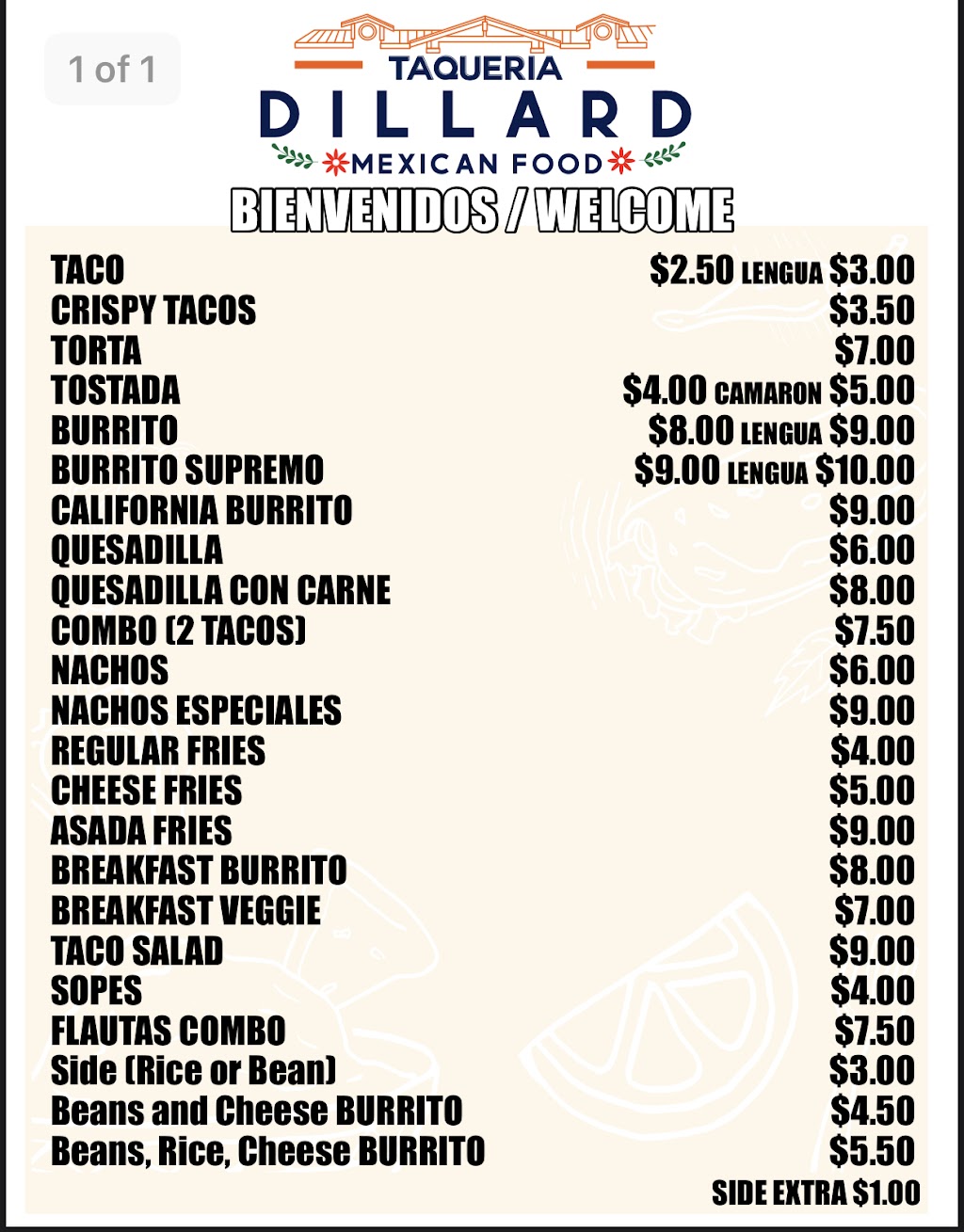 Dillard Taqueria | restaurant | 9797 Dillard Rd, Wilton, CA 95693, USA | 9164309080 OR +1 916-430-9080