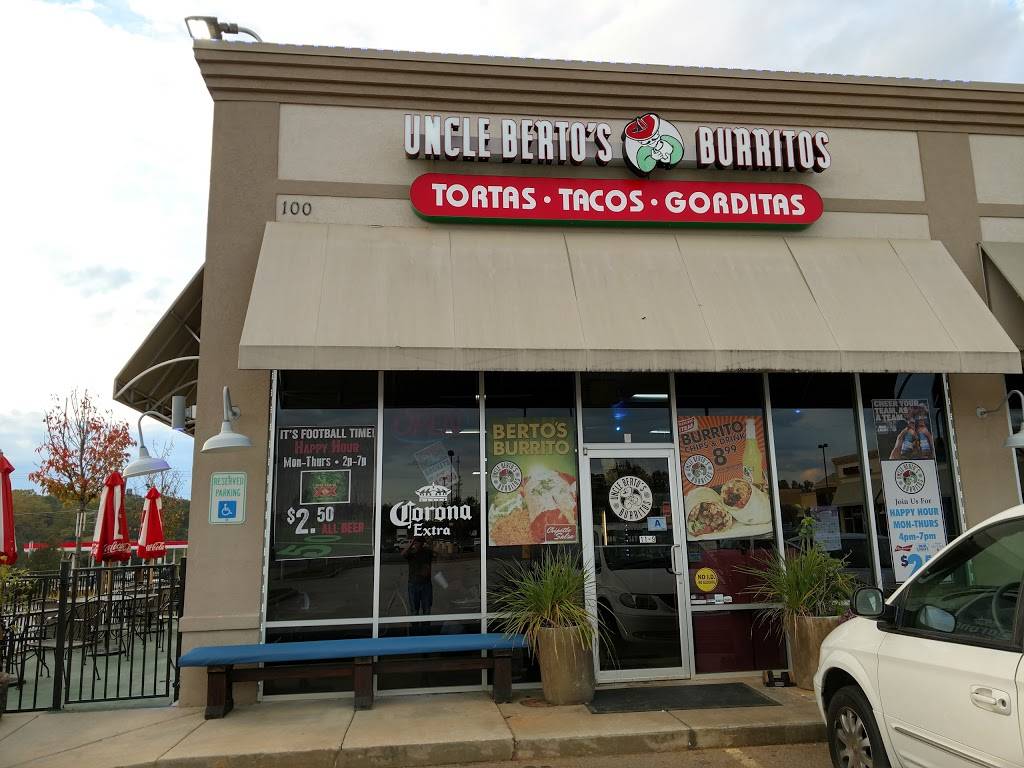 Uncle Bertos Burritos | restaurant | 100 Batesville Rd, Simpsonville, SC 29681, USA | 8642346501 OR +1 864-234-6501