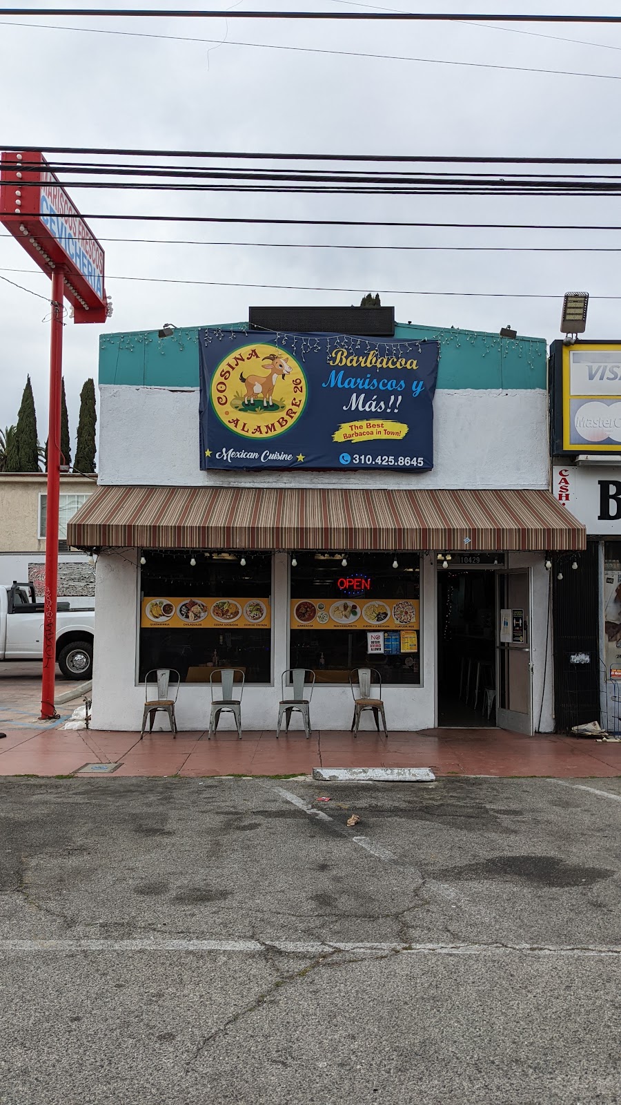 Cosina 26 Alambre | restaurant | 10429 Venice Blvd., Los Angeles, CA 90034, USA | 3104258645 OR +1 310-425-8645