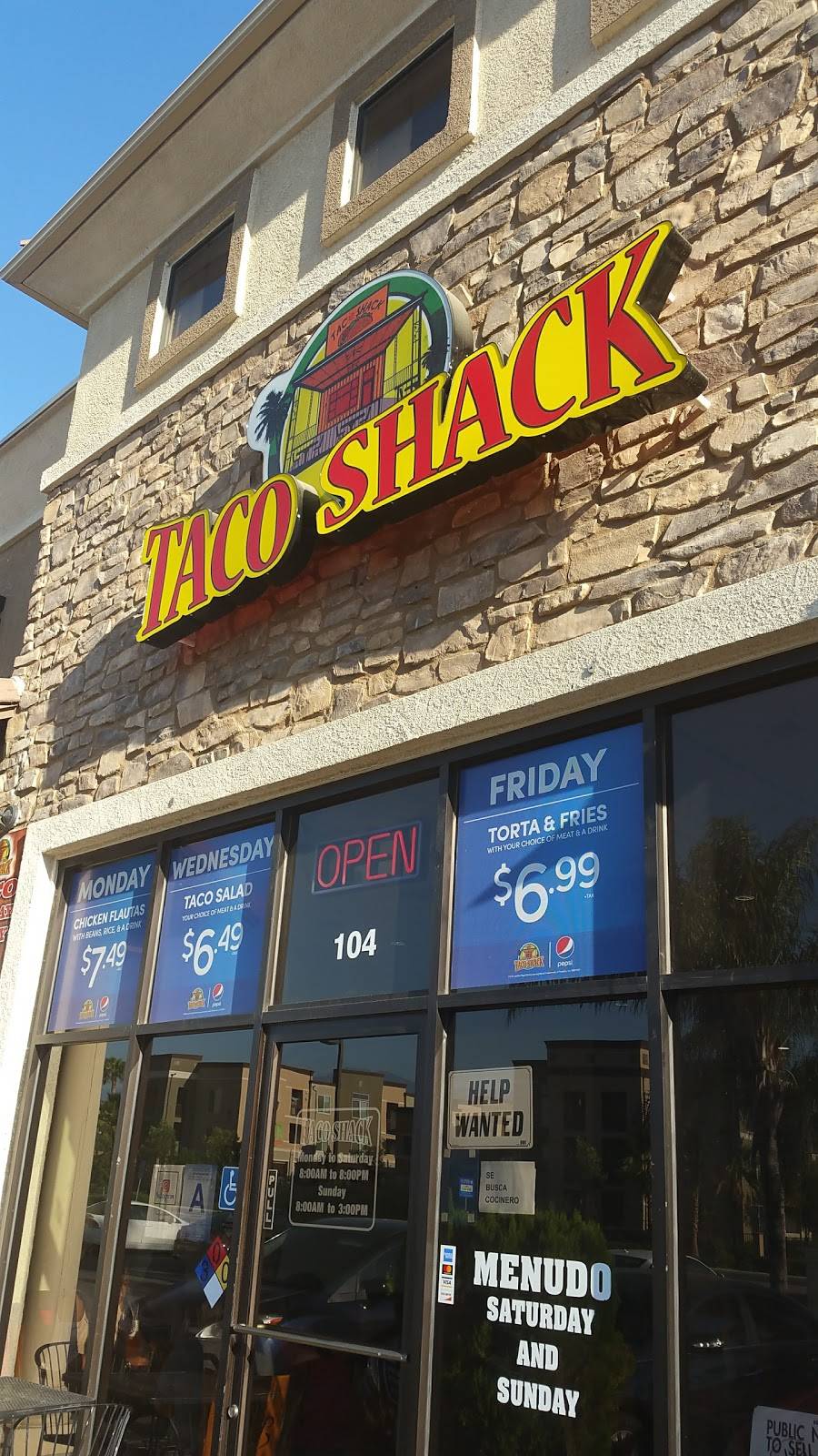 Taco Shack | restaurant | 1711-1735 W Lugonia Ave, Redlands, CA 92374, USA | 9093071916 OR +1 909-307-1916