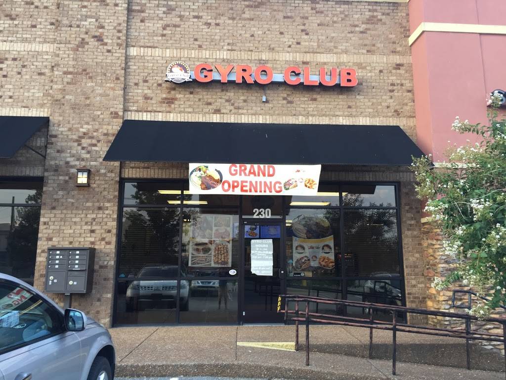 GYRO CLUB | restaurant | 900 Grammer Ln #230, Smyrna, TN 37167, USA | 6152802321 OR +1 615-280-2321