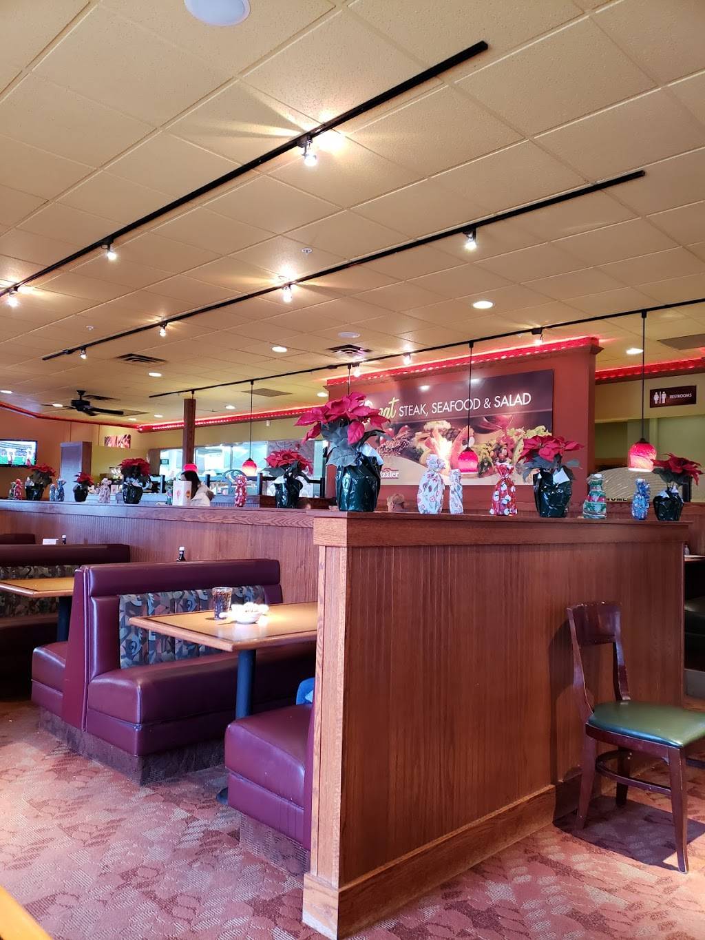 Sizzler | restaurant | 11610 S, District Main Dr, South Jordan, UT 84095, USA | 8017278300 OR +1 801-727-8300