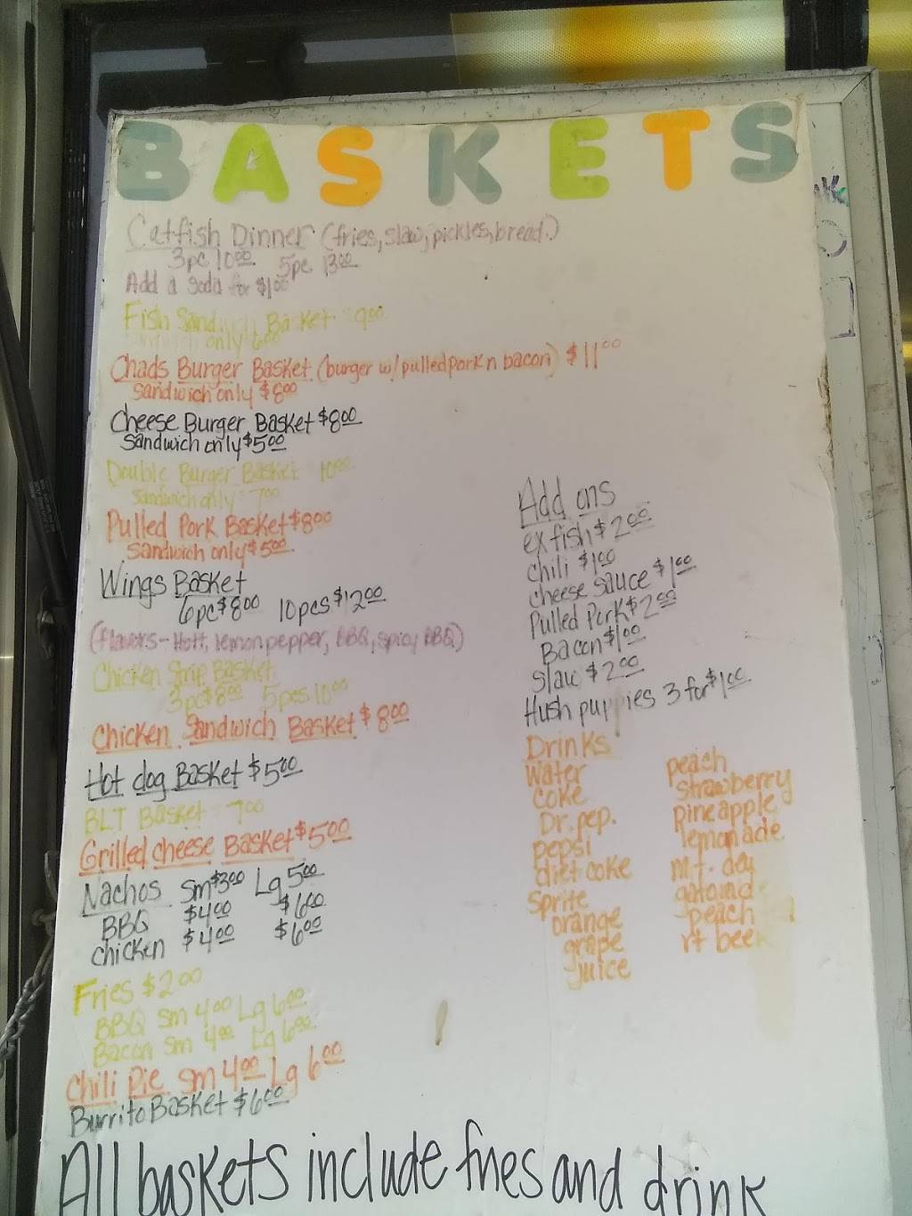 Baskets | restaurant | Fayetteville, AR 72701, USA | 4799668169 OR +1 479-966-8169