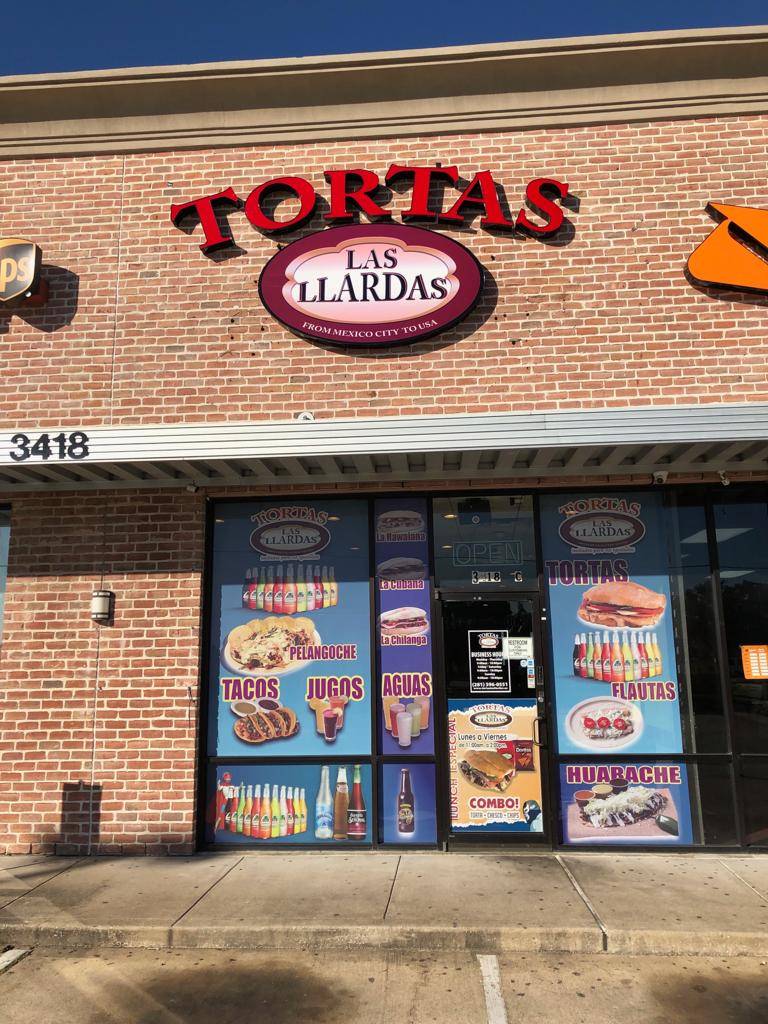 Tortas Las Llardas | restaurant | 3418 S Texas 6 Suite C, Houston, TX 77082, USA | 2815960551 OR +1 281-596-0551