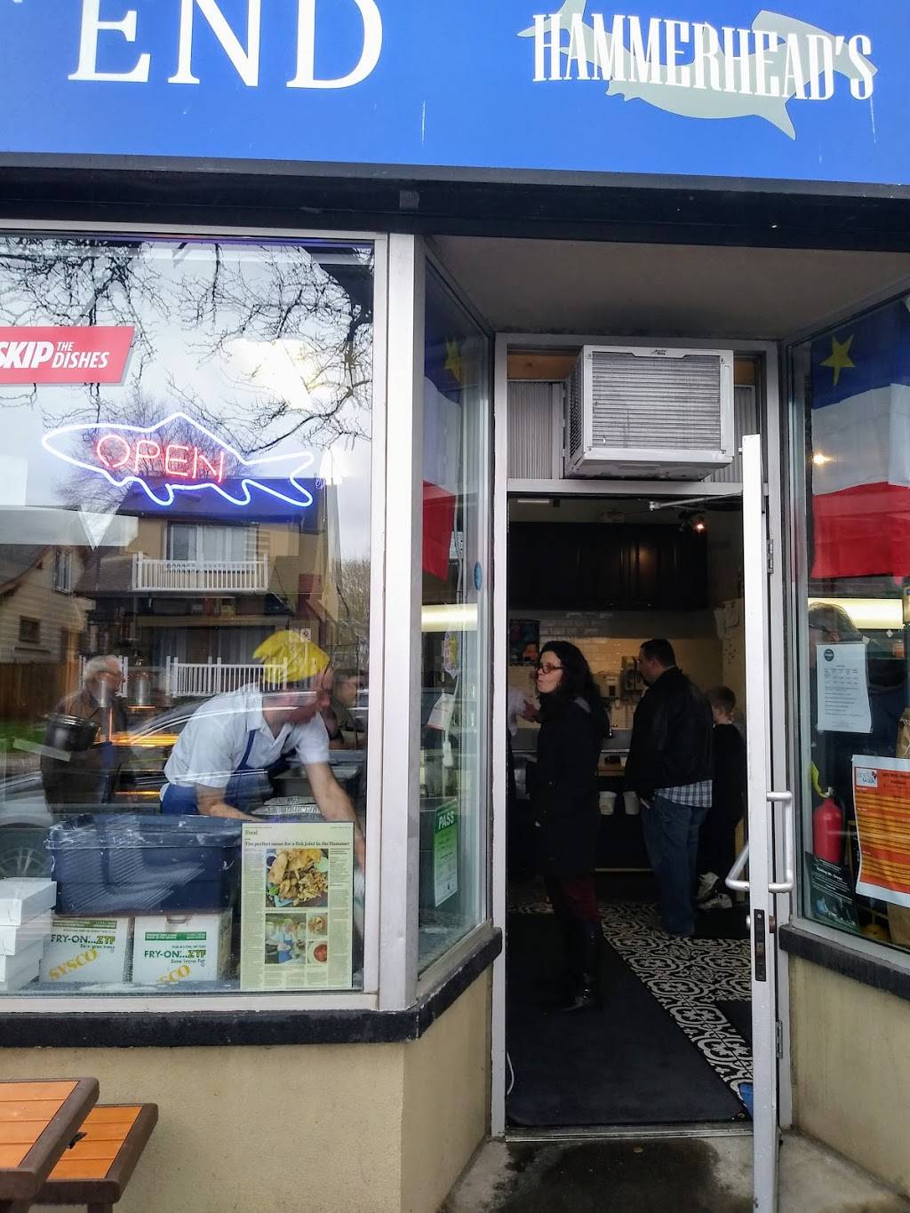 Hammerheads | meal takeaway | 80 Ottawa St N, Hamilton, ON L8H 3Z1, Canada | 9059239293 OR +1 905-923-9293