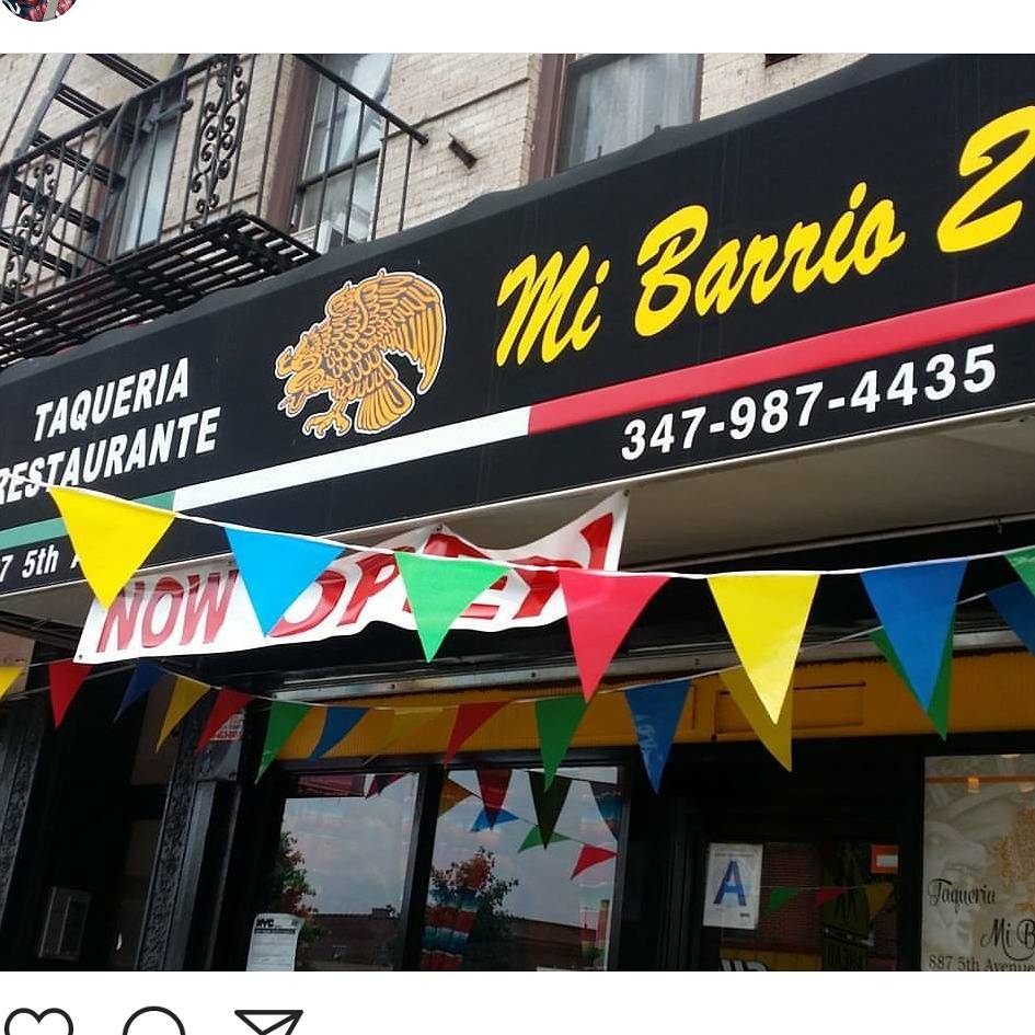 Mi Barrio | restaurant | 887 5th Ave, Brooklyn, NY 11232, USA | 3479874435 OR +1 347-987-4435