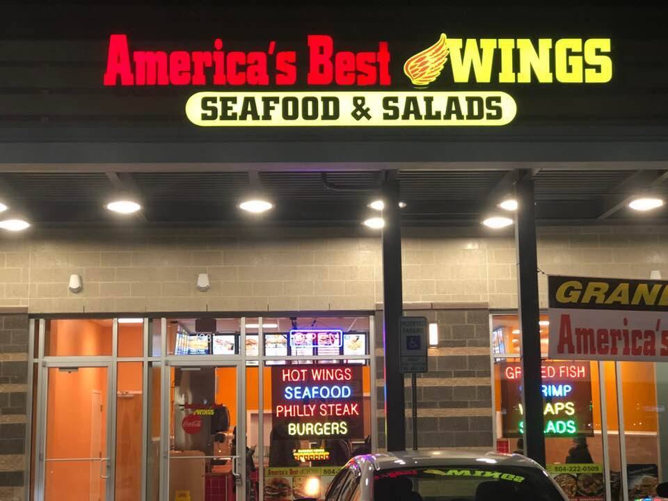America’s Best Wings | restaurant | 4931 Nine Mile Rd, Richmond, VA 23223, USA | 8042220509 OR +1 804-222-0509