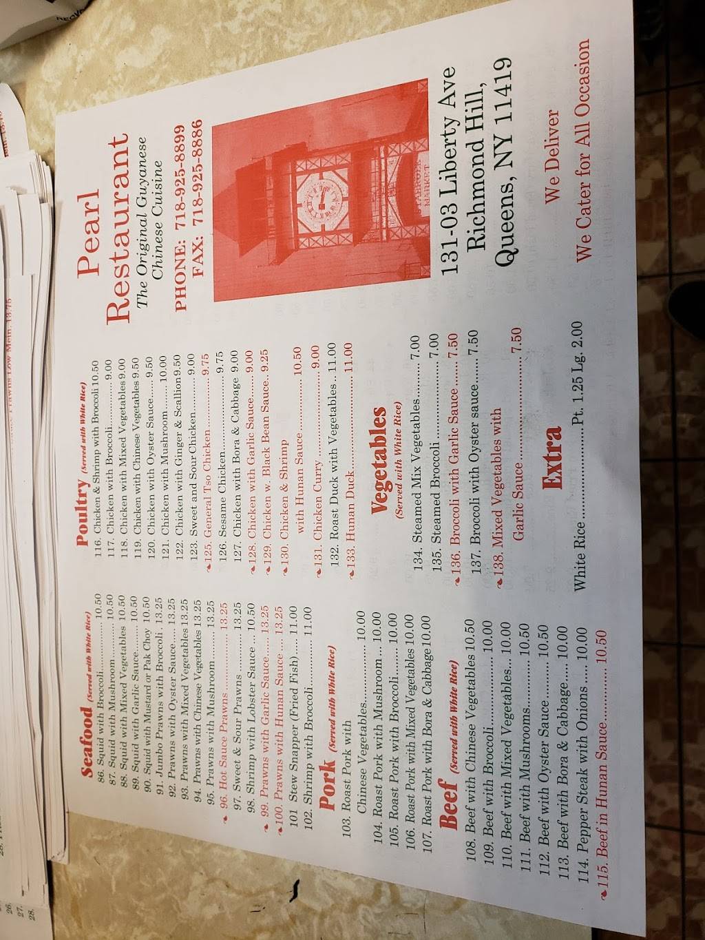 Pearl Restaurant | restaurant | 131-03 Liberty Ave, Queens, NY 11419, USA | 7189258899 OR +1 718-925-8899