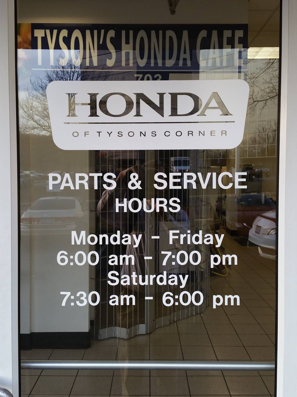 Tysons Honda Cafe | restaurant | 1580 Spring Hill Rd, Vienna, VA 22182, USA | 7038932574 OR +1 703-893-2574