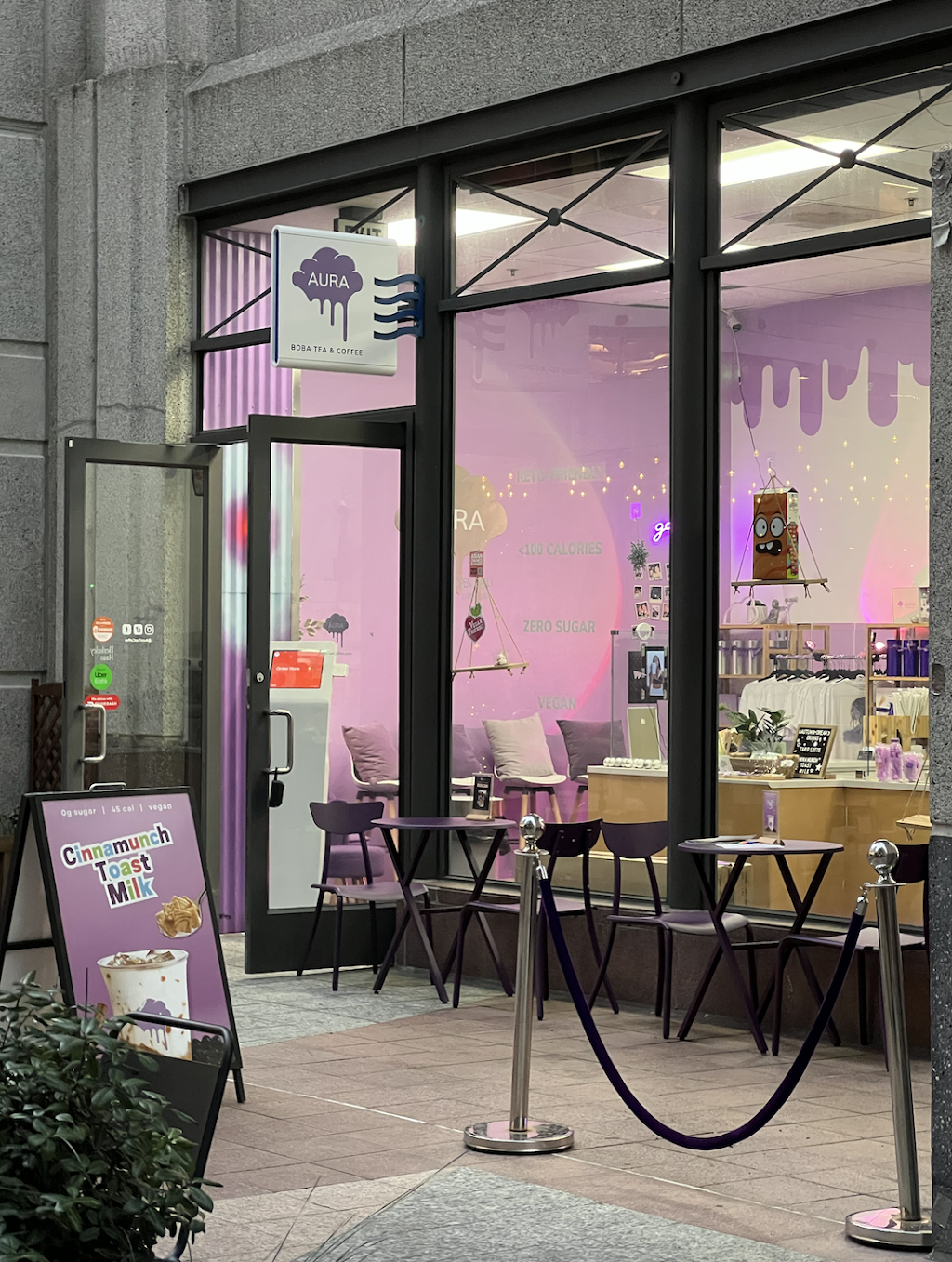 Aura Cafe: Coffee, Tea & Boba | cafe | 101 Spear St Suite B5, San Francisco, CA 94105, USA | 4087171881 OR +1 408-717-1881