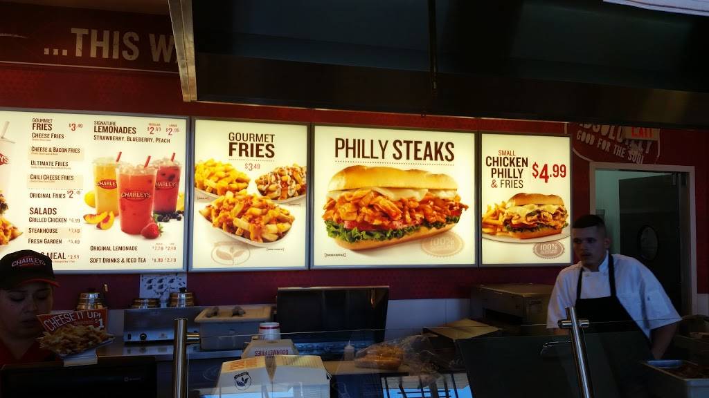 Charleys Philly Steaks | restaurant | 4976 Premium Outlets Way, Chandler, AZ 85226, USA | 4806391924 OR +1 480-639-1924